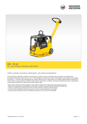 Piastre vibranti reversibili Wacker BPU 2540 A