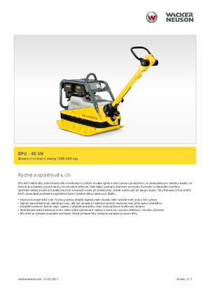 Piastre vibranti reversibili Wacker Neuson BPU 4045 A