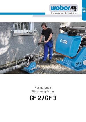Piastre vibranti monodirezionali weber mt CF 2 Hd