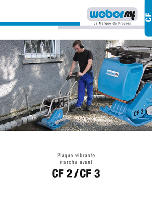 Piastre vibranti monodirezionali weber mt CF 3 R