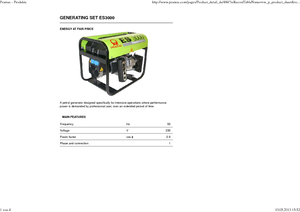 Generatori a benzina PRAMAC Lifter ES 3000
