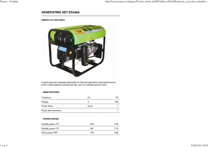 Generatori a benzina PRAMAC Lifter ES 4000