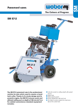 Seghe da pavimento weber mt SM 57-2
