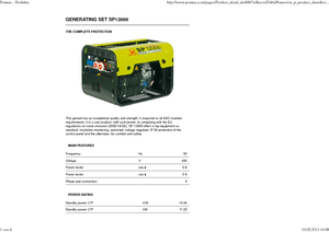 Generatori a benzina PRAMAC Lifter SP 12000
