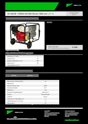 Generatori a benzina INMESOL AH 300-M