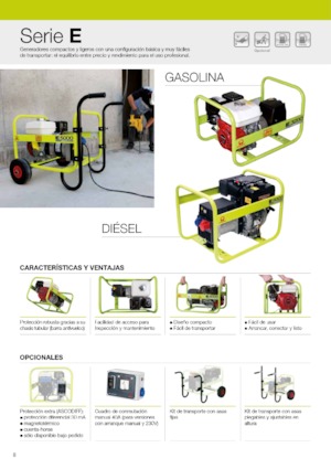 Generatori a benzina PRAMAC Lifter E 8000