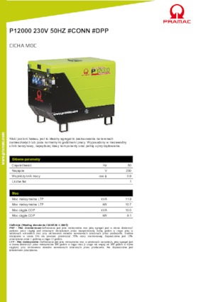 Generatori a benzina PRAMAC Lifter P 12000 THB