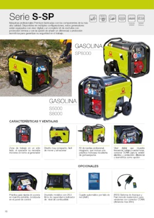 Generatori a benzina PRAMAC Lifter SP 8000