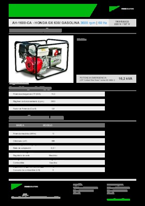 Generatori a benzina INMESOL AH 1600-CA