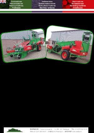 Raccoglitrici di piante Basrijs Plant harvester medium large BRP/ML