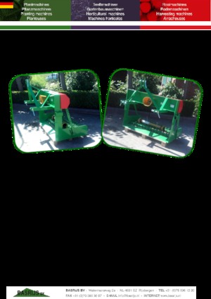 Raccoglitrici di piante Basrijs Plantslifter BRS/D220G