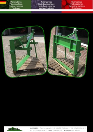 Raccoglitrici di piante Basrijs Plantslifter BRS/Z120-2T2S