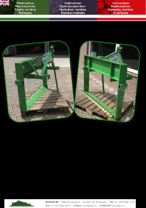 Raccoglitrici di piante Basrijs Plantslifter BRS/Z120-2T2S