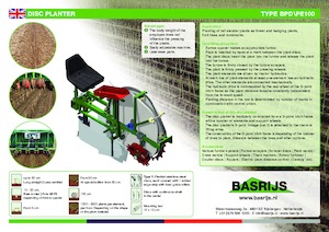 Macchine per piantare Basrijs Deep plant element disc 100 cm