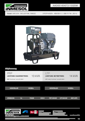 Generatori diesel INMESOL AAD-014