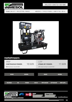 Generatori diesel INMESOL AAL-011