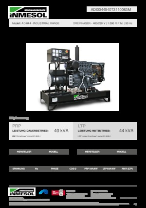 Generatori diesel INMESOL AD-044