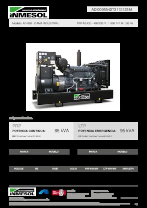 Generatori diesel INMESOL AD-095