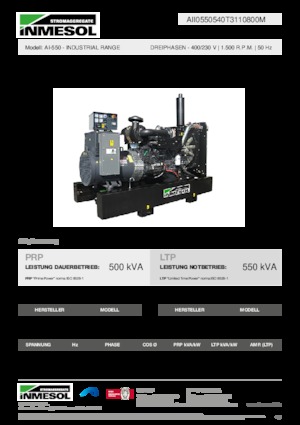 Generatori diesel INMESOL AI-550