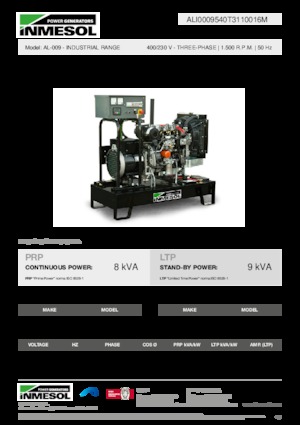 Generatori diesel INMESOL AL-009