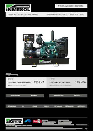 Generatori diesel INMESOL AV-145