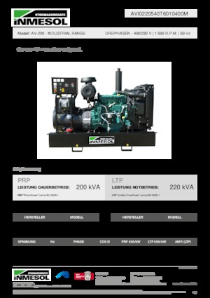 Generatori diesel INMESOL AV-220