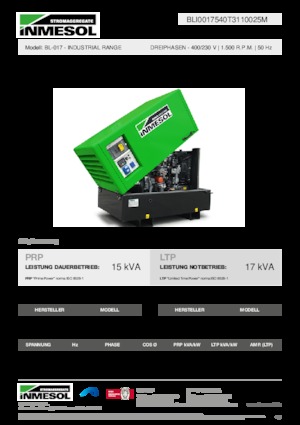 Generatori diesel INMESOL BL-017