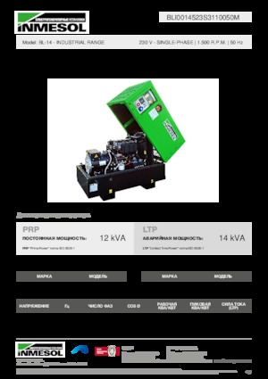 Generatori diesel INMESOL BL-14