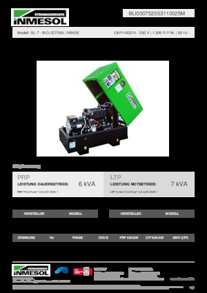 Generatori diesel INMESOL BL-7