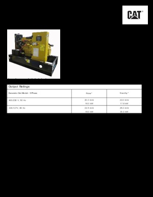 Generatori diesel Caterpillar C2.2-DE 22
