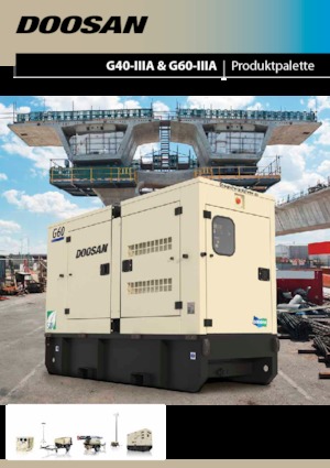 Generatori diesel Doosan G80-IIIA 
