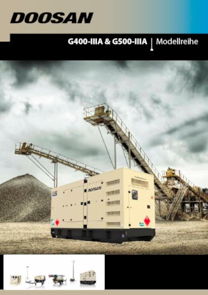 Generatori diesel Doosan G500-IIIA  