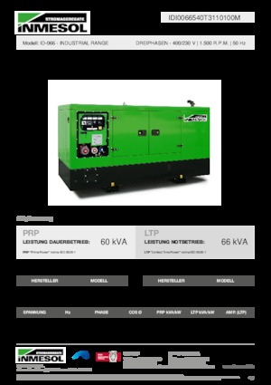 Generatori diesel INMESOL ID-066
