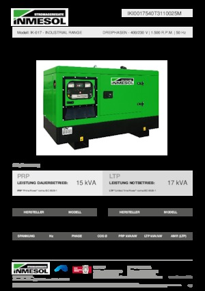 Generatori diesel INMESOL IK-017