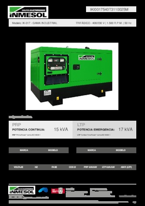 Generatori diesel INMESOL IK-017