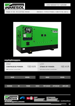 Generatori diesel INMESOL IV-165