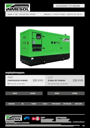 Generatori diesel INMESOL IV-330