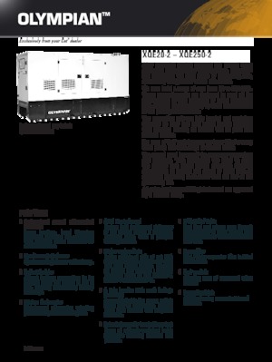 Generatori diesel Olympian XQE 250