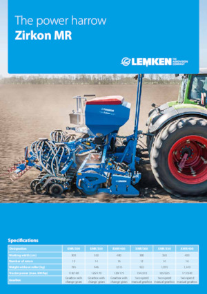 Erpici rotanti Lemken Zirkon XMR/300