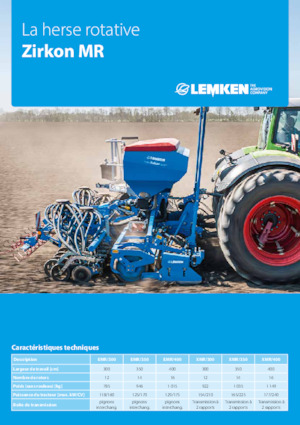 Erpici rotanti Lemken Zirkon XMR/300