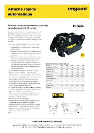 Attacchi rapidi engcon QS70