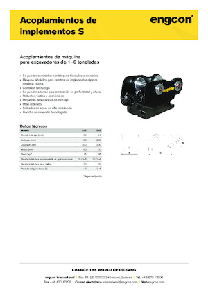 Attacchi rapidi engcon S30