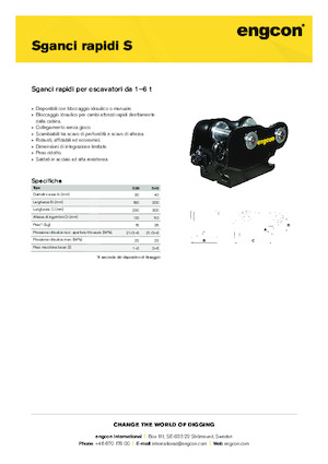 Attacchi rapidi engcon S30