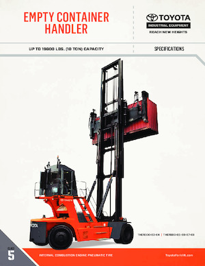 Reach stacker Toyota THD1980-E6
