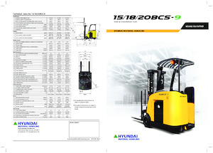 Carrelli elevatori retrattili elettrici Hyundai 18 BCS-9 
