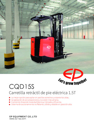 Carrelli elevatori retrattili elettrici EP CQD15S