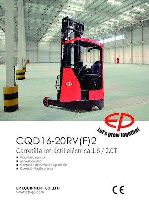 Carrelli elevatori retrattili elettrici EP CQD16RVF2