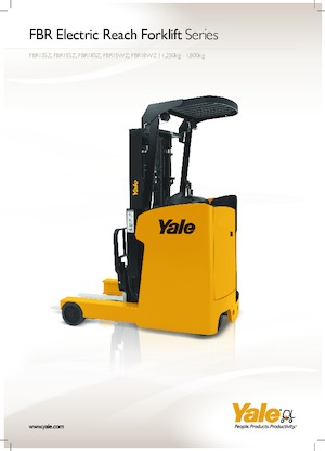Carrelli elevatori retrattili elettrici Yale FBR15SZ