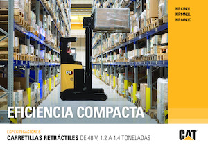 Carrelli elevatori retrattili elettrici Caterpillar NR14N3L