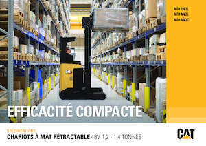 Carrelli elevatori retrattili elettrici Caterpillar NR14N3L